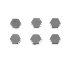 Metal beads Hexagon