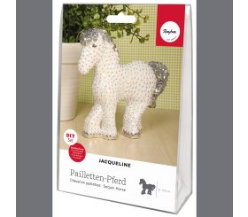 Pailletten Bastelset Pferd  Jacqueline