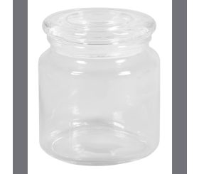 Vorratsglas mit Glasdeckel, 10cm ø