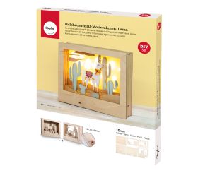 Holzbaus. 3D-Motivrahmen Lama, FSC 100%