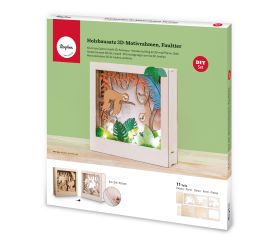 Holzbaus. 3D-Motivr. Faultier, FSC 100%