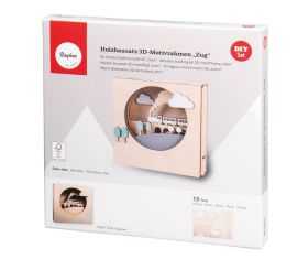 Holzbaus. 3D-Motivrahmen, FSC Mix Credit