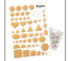 Quilling Schablone mit Korkplatte