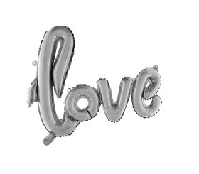 Foil balloon logo love