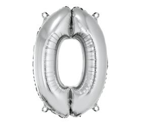 Foil balloon number 0