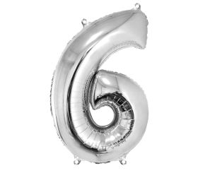 Foil balloon number 6