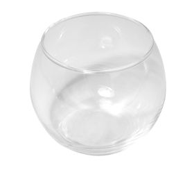 Glasgefäß, rund, 7,5 cm ø