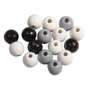 Wooden beads mix FSC 100%, 8mm ø