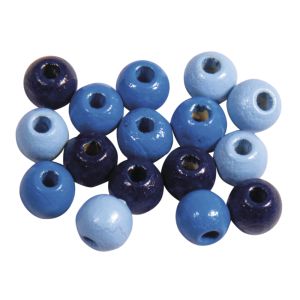 Assort. Perles en bois FSC 100%, 6mm ø