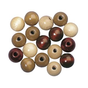 Wooden beads mix FSC 100%, 6mm ø