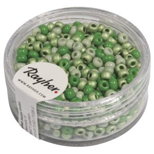 Rocailles, perlmutt, 2,6mm ø