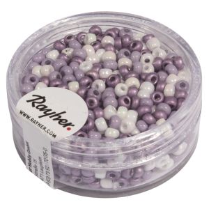 Rocailles, perlmutt, 2,6mm ø