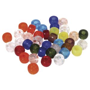 Glass large-hole bead