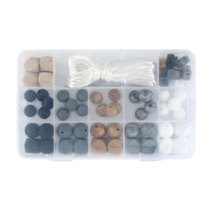 Silicone beads box