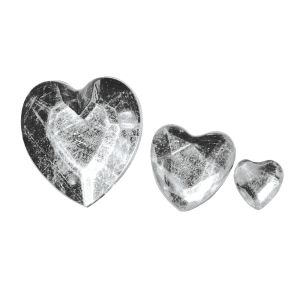 Acrylic - rhinestone hearts