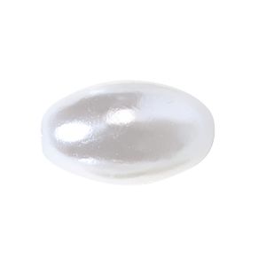 Wax olives, 6x10 mm, white