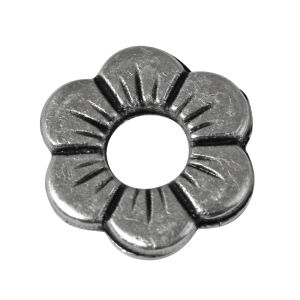 Metall-Zierelement: Blume, 12mm ø