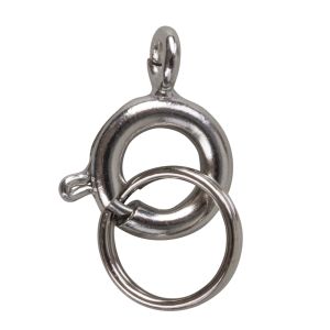 Chain catches with split ring, 7mm ø