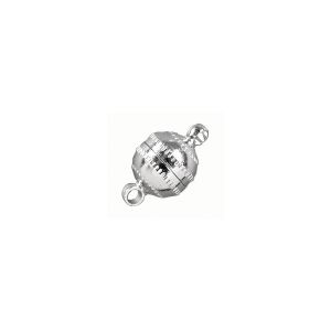 Magnetic clasp, round,  7mm ø