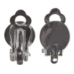 Ear clip w. eye, 12mm ø