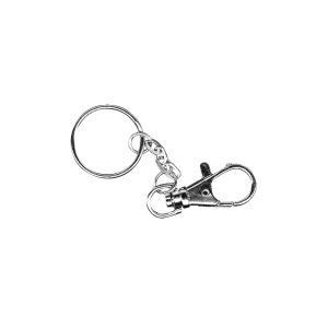 Key-holder w. carabiner, 25mm ø