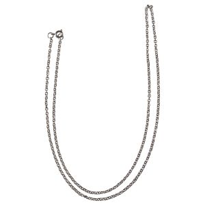 Chaîne à maillons inox 60cm, 2,5mm ø