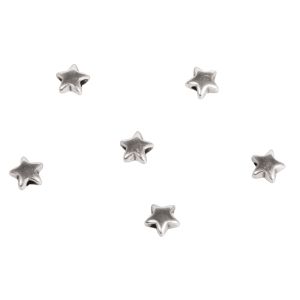Metal bead Star, 5mm ø