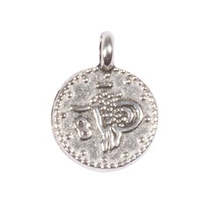 Metallic mini-pendant Coin, 7.3mm ø