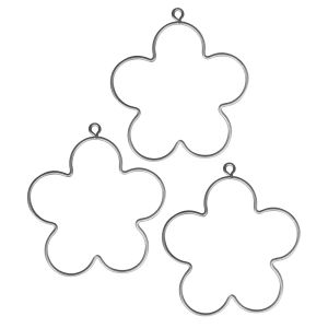 Fleur en fil de fer, ,5cm ø