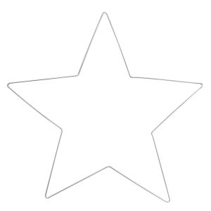 Wire star, 30cm ø