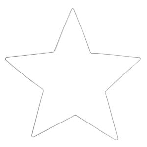 Wire star, 40cm ø