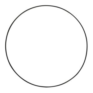 Metal rings, coated,  25cm ø