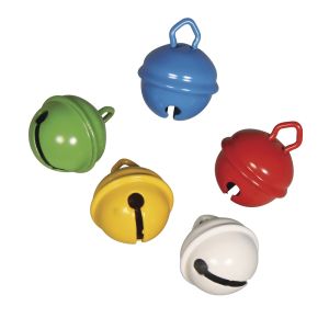 Decorative-Metal bells,colour mix,15mm ø