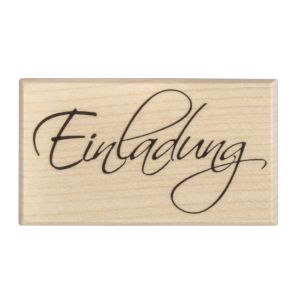 H.- Stempel Einladung