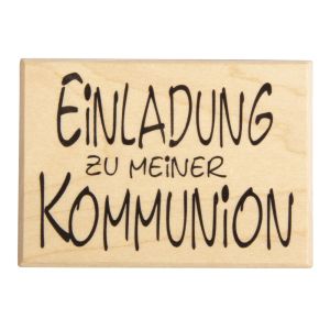 H.- Stempel  Einladung z. Kommunion