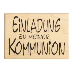 H.- Stempel Einladung z. Kommunion