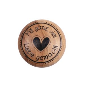 Stempel  Mit Liebe , 3cm ø