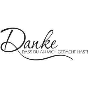 Stempel Danke, dass Du an mich...