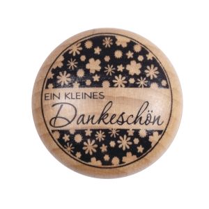 Stempel  Dankeschön , 3cm ø