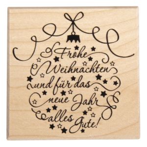 Stempel Frohe Weihnachten