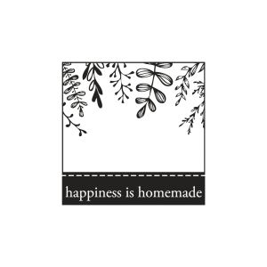 Stempel  happiness is homemade