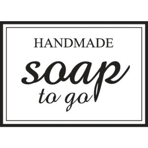 Stamp  Handmade - soap to go
