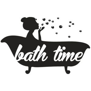 Stamp  bath time