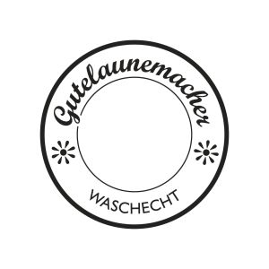 Stamp  Gutelaunemacher ... , 3cm ø