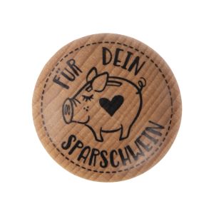 Stamp  Für Dein Sparschwein , 3cm ø