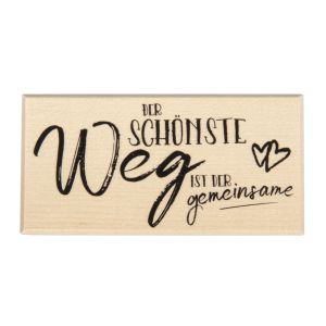 Stempel Der Schönste Weg ist der...