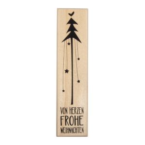 Stempel  Von Herzen Frohe Weihnachten
