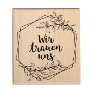 Stempel  Wir trauen uns