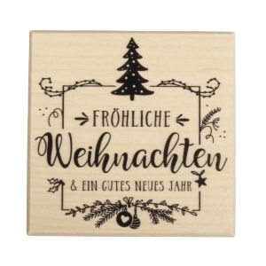 Stempel  Fröhliche Weihnachten