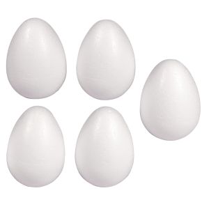 Styrofoam eggs full-form, 6cm ø